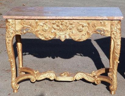 Table à gibier d'époque Louis XV en bois...