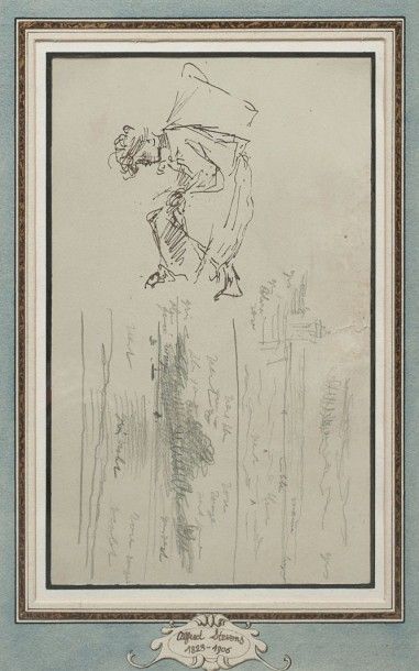 null Alfred STEVENS (1823-1906)

Pêcheuse de moules, panier sur le dos

Etude à la...