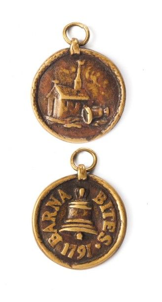 null 1791 - Couvent des Barnabites, médaille ronde en bronze (H.- ; Julius 192) -...