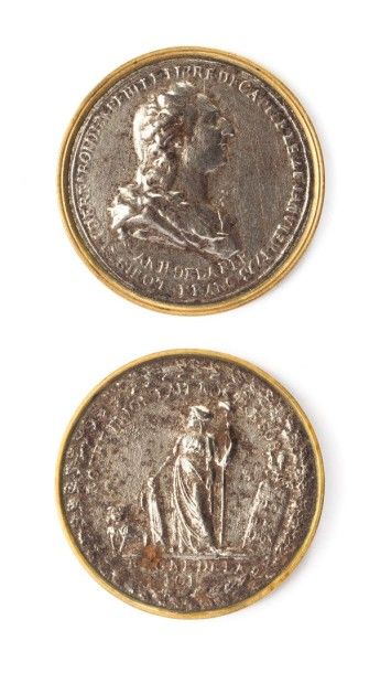 null 21 janvier 1793 - Exécution du roi Louis XVI, par Palloy, seule médaille française...