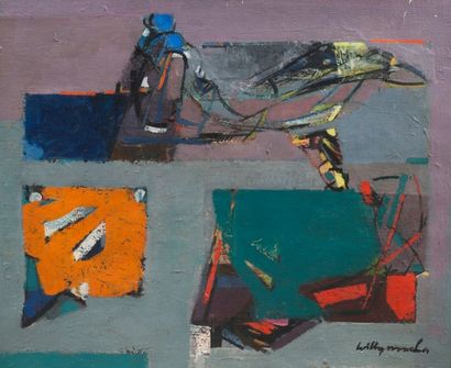 Willy MUCHA (1905-1995), La plage à Perpignan

Huile sur toile, signée en bas à droite

38...