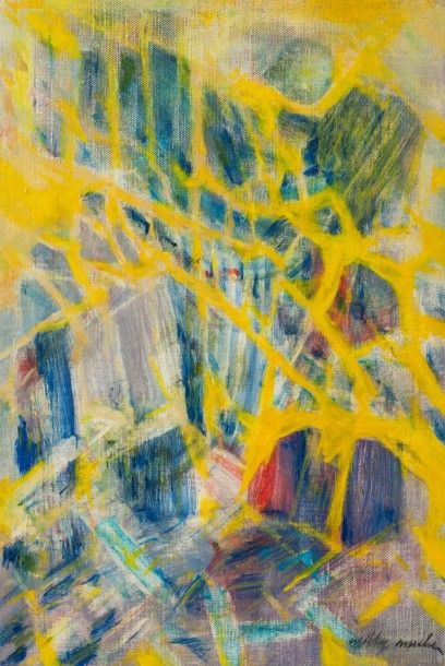 Willy MUCHA (1905-1995), Composition Collioure, 1989

Huile sur toile, signée en...