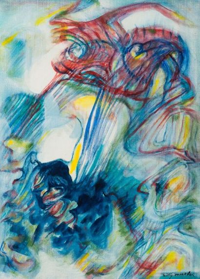 Willy MUCHA (1905-1995), Composition, 1988-89

Huile sur toile, signée en bas à droite....