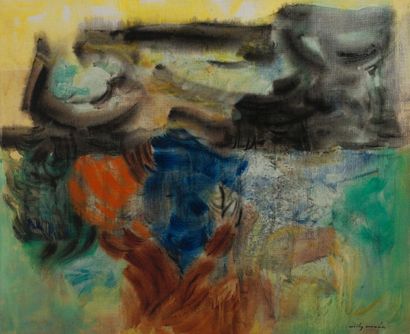 Willy MUCHA (1905-1995), Composition

Huile sur toile, signée en bas à droite

54...