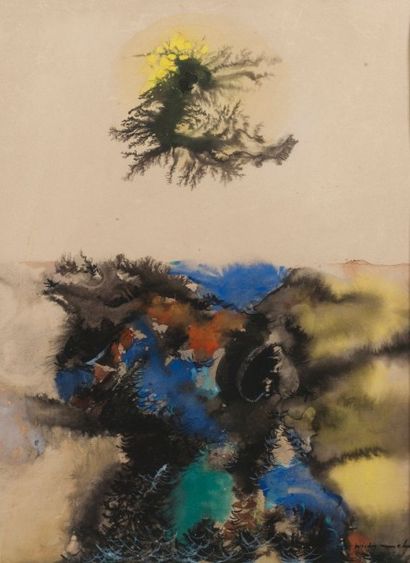 Willy MUCHA (1905-1995), Composition

Gouache, signée en bas à droite

54 x 40 cm...