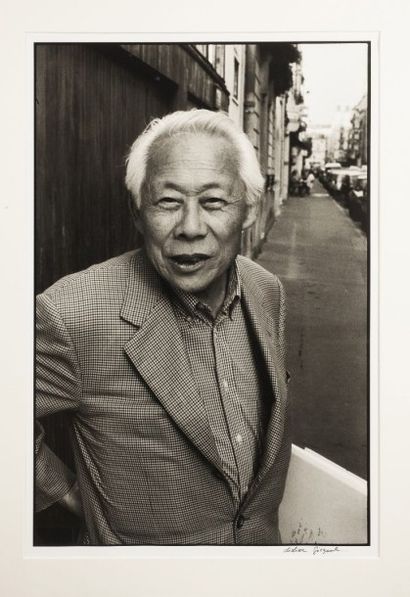 null Didier GICQUEL (né en 1950) - Zao Wou-Ki - Tirage photographique sur papier...