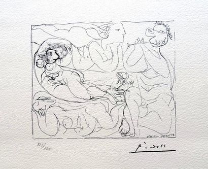 null D'après Pablo PICASSO (1881-1973) - Suite Vollard - Lithographie édité par la...