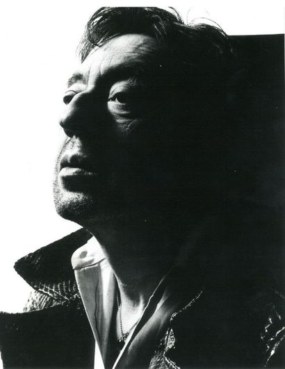 Serge GAINSBOURG Serge GAINSBOURG (1928-1991) Série de trois photographies sur papier...