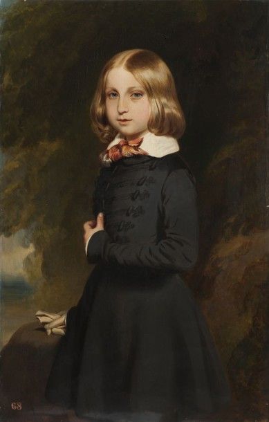 Franz Xaver Winterhalter, circa 1845 Philippe de Belgique enfant,

comte de Flandre

Figuré...