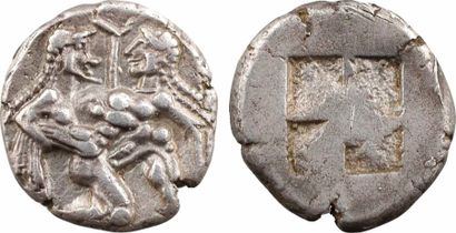 GREEK COINS Iles de Thrace, statère, Thasos, 510-463 av. J.-C. - A/Anépigraphe -...