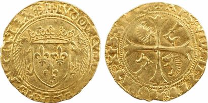 CAPETIAN COINS Louis XII, écu d'or au porc-épic, Bayonne - A/+ LVDOVICVS: DEI: GRACIA:...
