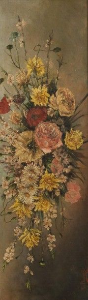 null M. PLUCHARD

Gerbe de fleurs

Huile sur toile.

Signée et datée (18)87 en bas...