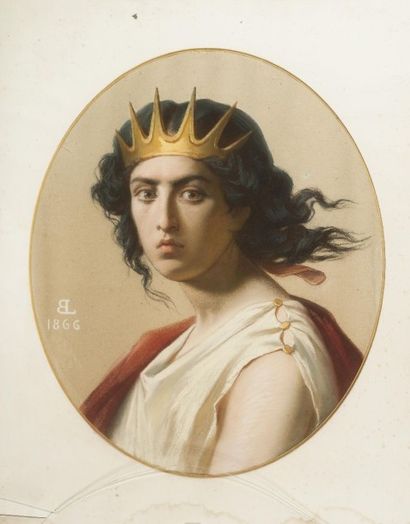 null Gabriel BOURBON-LEBLANC (1813-1902)

Portrait de Médée

Pastel, gouache à vue...