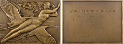 null Delamarre (R.) : plaque, don du ministre de l'Air, 1930 Paris A/AD EXCELSA/...