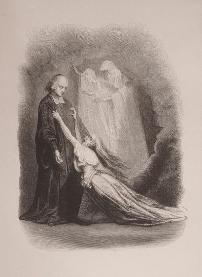 BERNARDIN DE SAINT-PIERRE Paul et Virginie. Paris, L. Curmer, 1838. In-8, demi-chagrin...