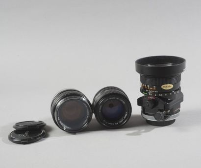 null Lot D'objectifs Canon FD : 50 mm f/1,4 x2 et 35 mm f/2,8