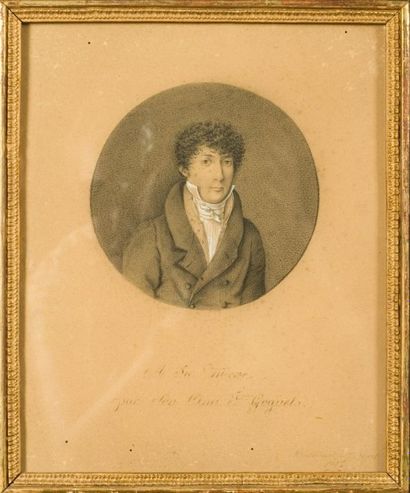 Frédéric GOGUEL (XVIII/XIXe siècle). Portrait...