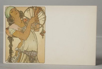 Alfons MUCHA ? Femmes Art nouveau. Série F. Champenois, n° 3. 12 Cartes postales ...