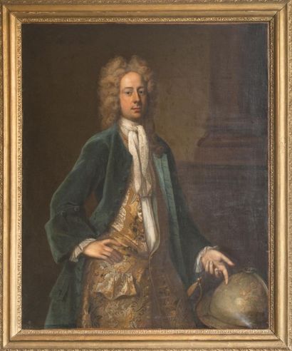 null Jacob d’AGAR

(Paris 1642 – Copenhague 1715)

Portrait d’un gentilhomme géographe

Toile

126...