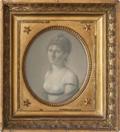 null Ecole FRANCAISE vers 1800

Portrait de jeune femme en buste

Crayon, estompe...