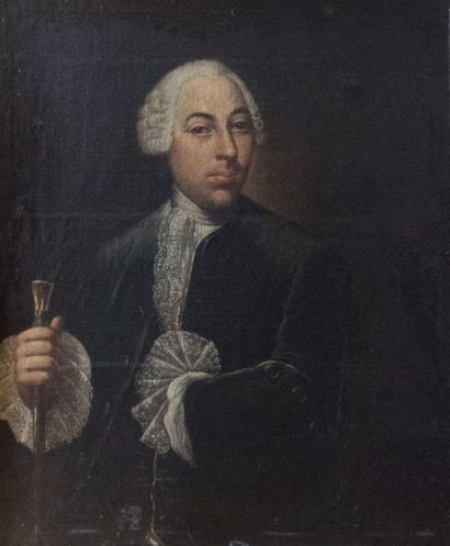 null Ecole du XVIIIe siècle Portrait de gentilhomme Toile. 80 x 67 cm

Des frais...
