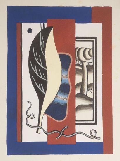 null TÉRIADE (E.). Fernand Léger. Paris, Cahiers d’art, 1928. In-4, broché. 88 planches...