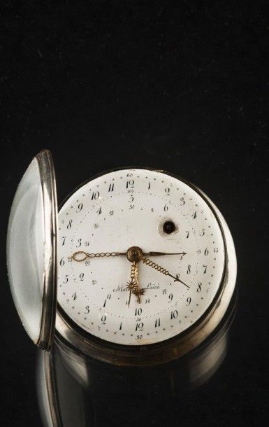 null Très intéressant mouvement de montre vers 1794 / 95, formant montre de table,...