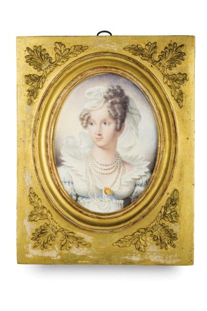 null Atelier de Jean-Baptiste Isabey. Portrait d’Alexandre Ier ; portrait d’Elisabeth...