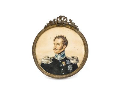 null Baron Louis Alexandre de Staël Holstein. Portrait de l’Empereur Nicolas 1er....