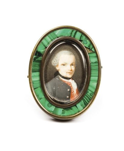null Ecole russe. Portrait d’un gentilhomme. Saint Pétersbourg, fin du XVIIIème siècle.

Miniature...