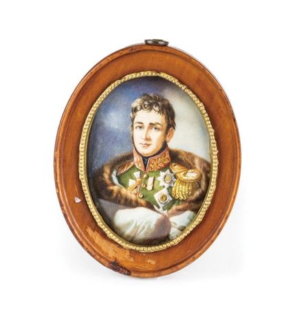 null Ecole Russe, fin du XIXème - début du XXème s. Portrait du général M. S. Vorontsov.

Miniature...