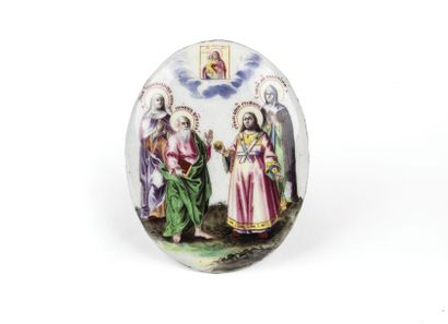 null Drobnitsa (médaillon) à l’effigie des saints Anne, Jean l'Evangéliste, Etienne...
