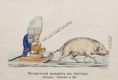 null Ivan Ivanovitch Terebenev (1780-1815). Voyageur français en 1812. Russie, 1813.

Gravure...
