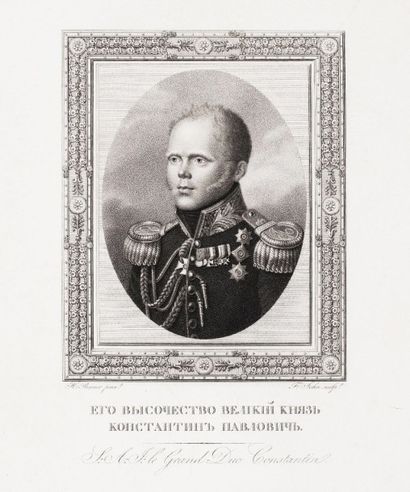 null J. Mécou, d’après H. Benner. S. A. I. le Grand-Duc Constantin. Saint Pétersbourg,...