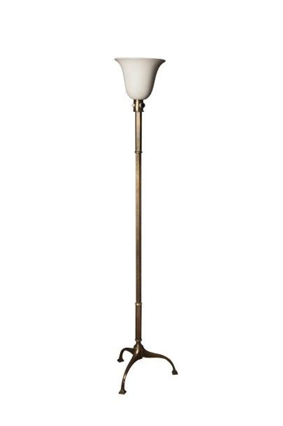 null TRAVAIL VERS 1940 Lampadaire tripode - Haut : 172 cm
