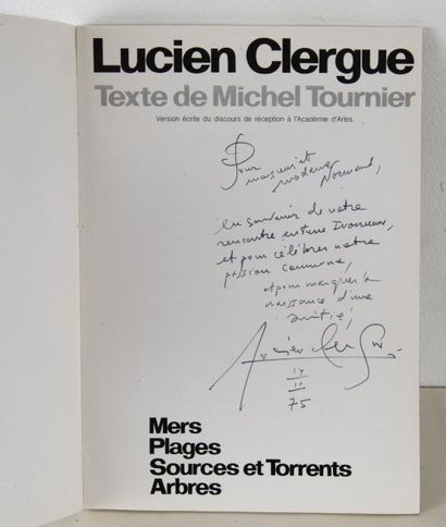 CLERGUE (LUCIEN) MERS, PLAGES, SOURCES ET TORRENTS, ARBRES. Texte de Michel Tournier....