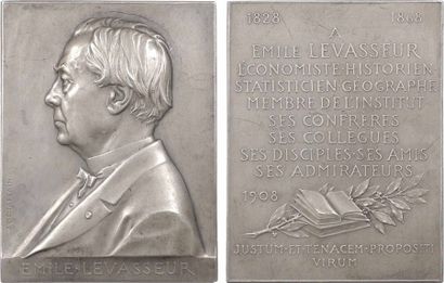 null Chaplain (J.-C.) : Émile Levasseur, 1908 Paris - A/EMILE. LEVASSEUR - Buste...