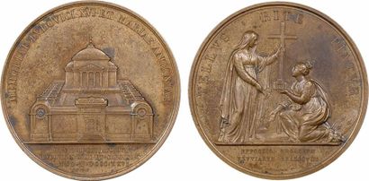 null Charles X, chapelle expiatoire de Louis XVI et Marie-Antoinette, 1826 Paris...