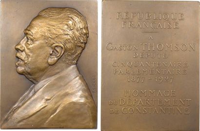 null Algérie : Constantine, cinquantenaire de Gaston Thomson député, 1927 Paris -...