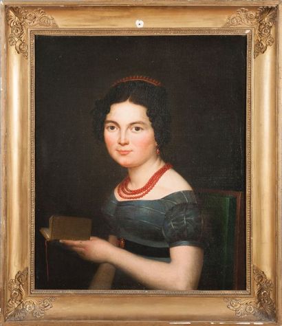 null Ecole ITALIENNE vers 1820

Portrait d’une aristocrate

Toile.

63 x 53 cm