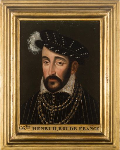  François Quesnel le Vieux, circa 1590-1610 Henri II roi de France provenant du Cabinet...