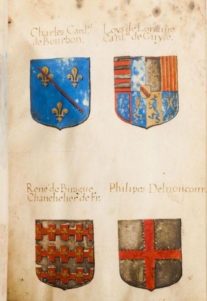 null Ordre du Saint-Esprit, Armorial des chevaliers, circa 1578-1615

In-8, enluminé...