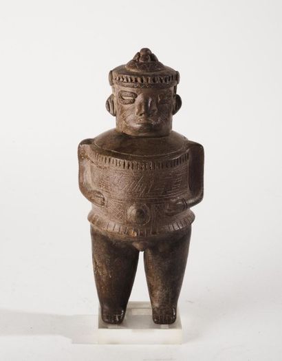 null Lot 5186-735 - Statuette anthropomorphe , tête amovible. Nicoya, 1000 - 1350...