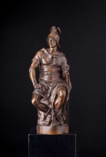 null D’après Paul DUBOIS (1827-1905)

Le courage militaire

Epreuve en bronze à patine...