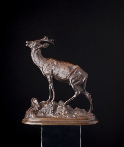 null C. MASSON

Cerf

Bronze patiné, signé C. Masson

Haut. : 29 cm