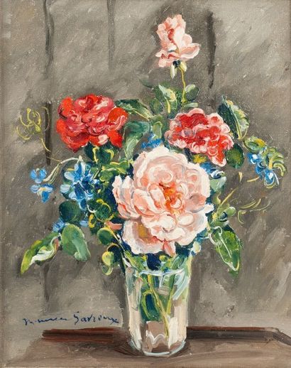 null Maurice SAVREUX

(1884-1971)

Bouquet de fleurs

Huile sur toile, signée en...