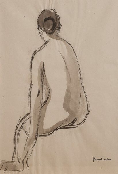 null Jacques NAM (1881-1974)

Femme de dos

Encre sur papier, cachet de la signature...