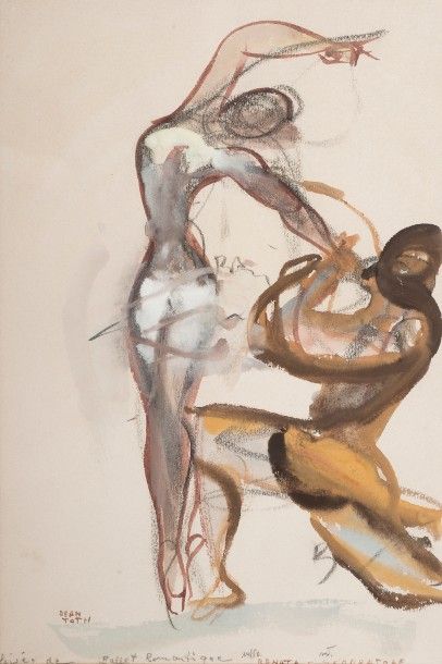 null Jean TOTH (1899-1972)

Ballet romantique

Gouache sur papier, signée en bas...