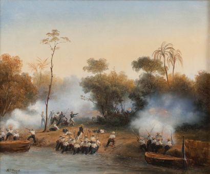 null Horace VERNET, 1852

La plage de Grand-Bassam ou le débarquement des troupes...