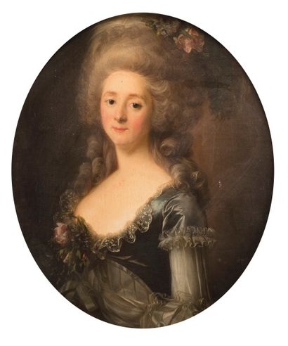null ECOLE FRANCAISE, circa 1785 (Attribué à Antoine VESTIER ?)

La princesse de...